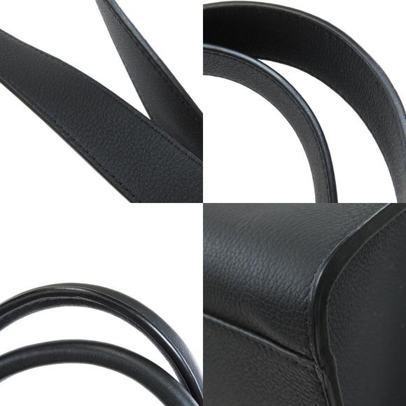 Louis Vuitton Lock Me Tote MM Tote Bag Calf Noir - Picture 8 of 9